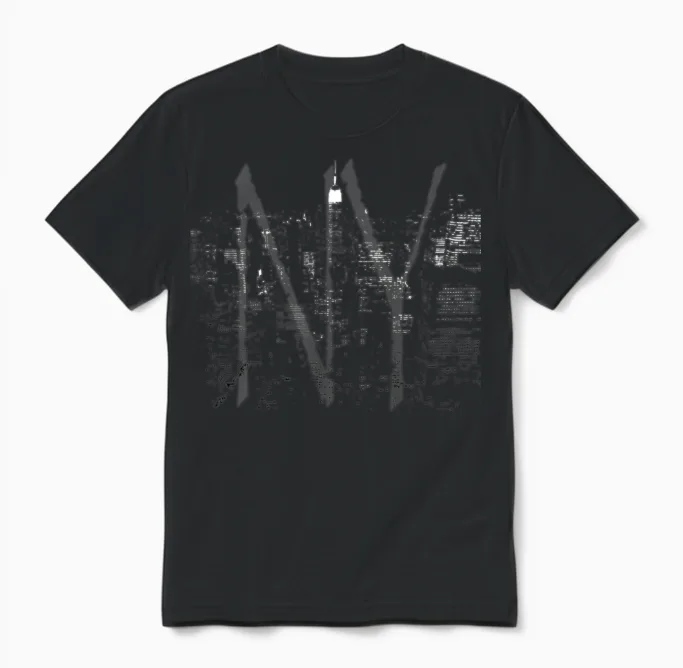 Cool New York Souvenir Unisex T-Shirt in Black