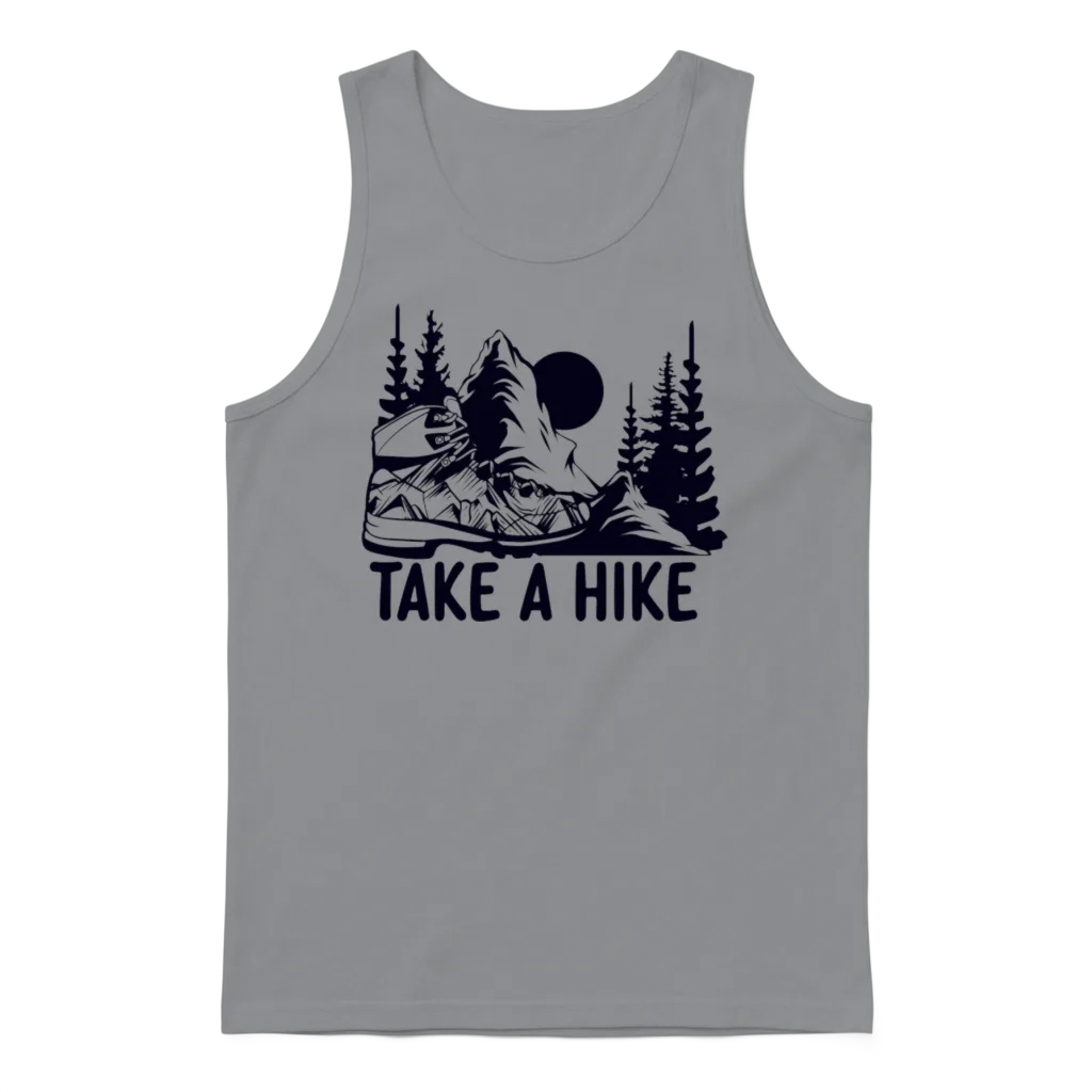 Go for a Hike, Take a Hike Unisex Tank Top - Sport Grey