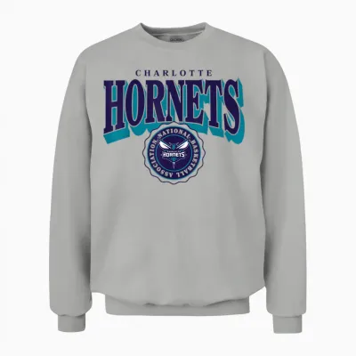 Nba - Charlotte Hornets - Blason Bombé Unisex Sweatshirt - Ash