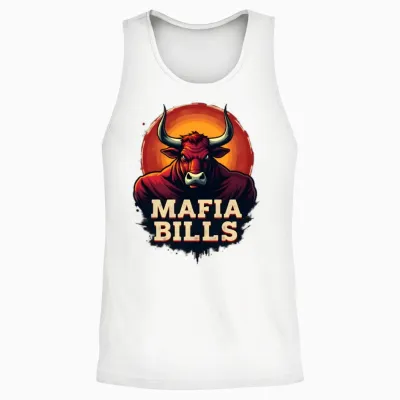 Sunday's Are for the Bills Unisex Tank Top - White