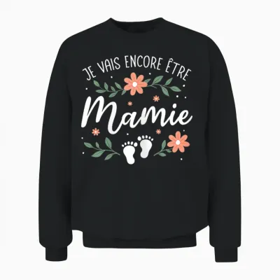 I Will Be Granny Again 2026 - New Big Parent Unisex Sweatshirt - Black