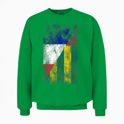 Flags France Togo - French Togolese T-Shirt, Black, S Unisex Sweatshirt - Irish Green