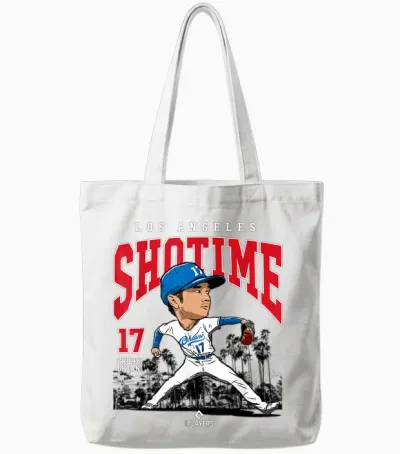 Shohei Ohtani | Los Angeles Baseball Mlb Player | Mlboht3005 Tote Bags - White