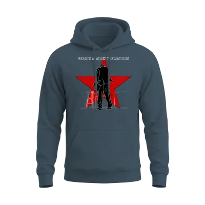 Bernie Against the Machine Unisex Hoodie - Dark Heather