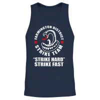 Strike - Farmington District Strike Team Unisex Tank Top - Navy – 2