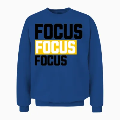 Focus Unisex Sweatshirt - Royal