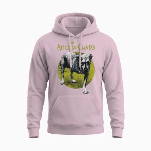 Dog Unisex Hoodie - Light Pink