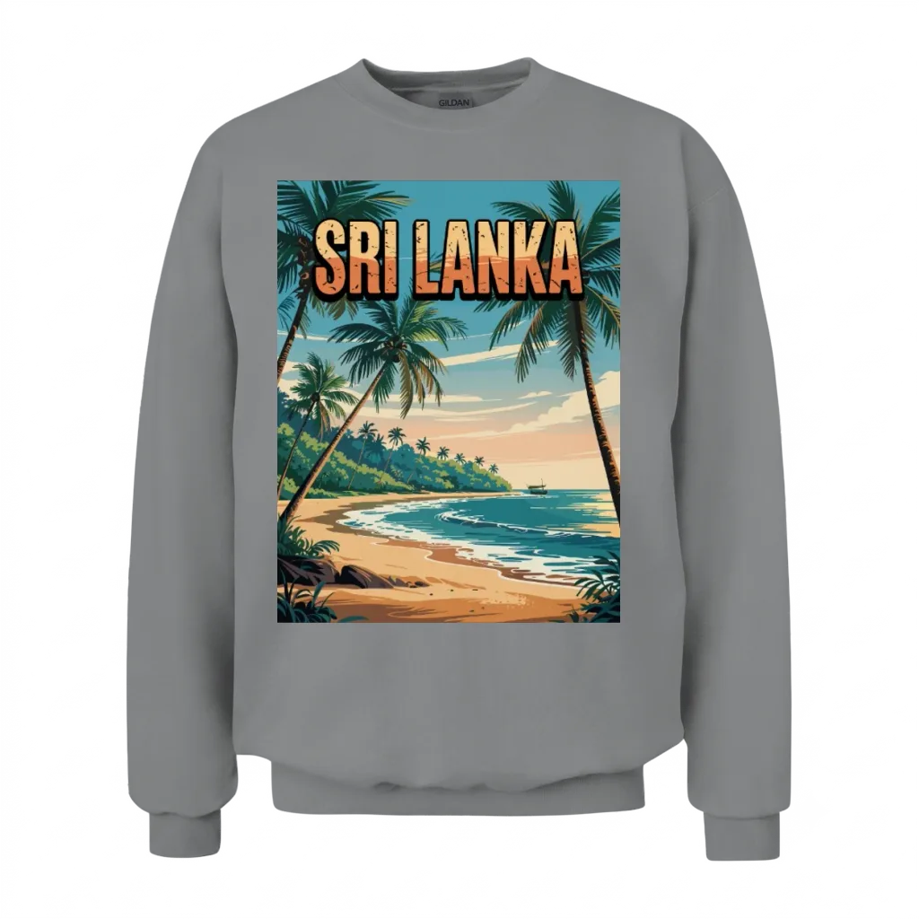Paradise Sri Lanka Beach Travel β Tropical Island Unisex Sweatshirt - Sport Grey