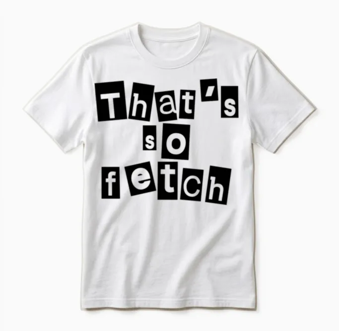 Thats So Fetch Unisex T-Shirt in White