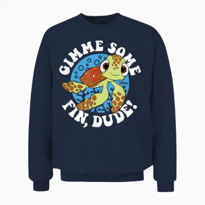 Finding Nemo - Gimme Some Fin, Dude! Unisex Sweatshirt - Navy