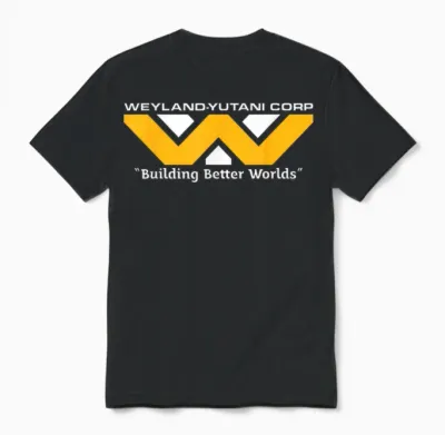 Alien: Earth Fx Series Weyland-Yutani Corp Logo Official Unisex T-Shirt - Black