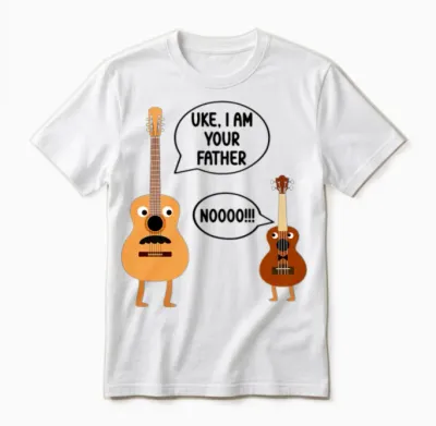 Uke I Am Your Father Unisex T-Shirt - White