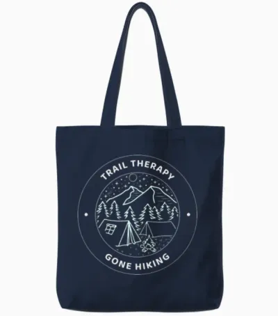 Hiking Apparel Tote Bags - Navy