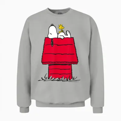 Peanuts - Snoopy Woodstock Original Unisex Sweatshirt - Ash