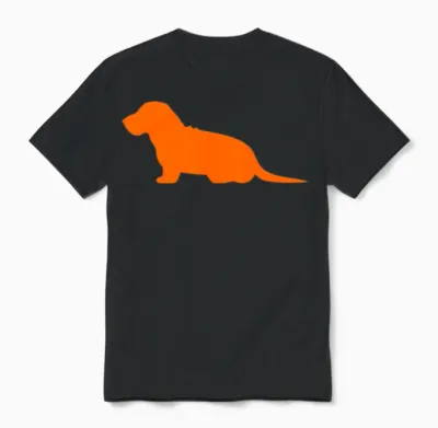 Dog 06 Unisex T-Shirt - Black