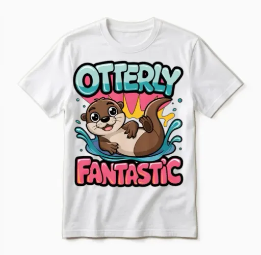 Otterly Fantastic Unisex T-Shirt in White