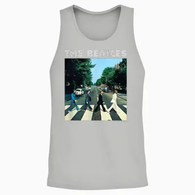 The Beatles - Abbey Road Unisex Tank Top - Ash