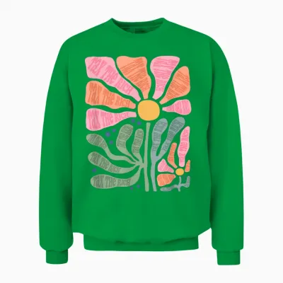 Tax the Rich! Fan Item Left Merch Heidi Reichinnek Unisex Sweatshirt - Irish Green
