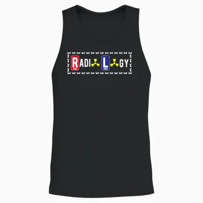 Funny Radiology Radiologist X-Ray Medical Unisex Tank Top - Black