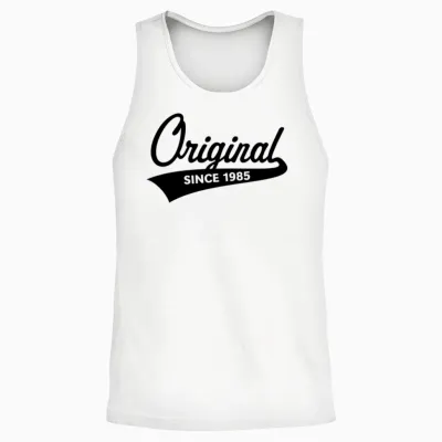 Original Since 1985 (year of Birth, Birthday / B) Unisex Tank Top - White