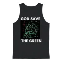 God Save the Green Gift — Christian & Faith Gift Unisex Tank Top - Black – 1