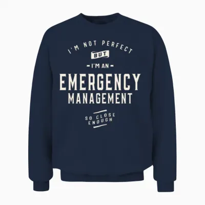 Funny Job Occupation Emergency Management Unisex Sweatshirt - Navy