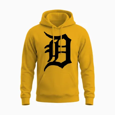 Detroit D Mini Unisex Hoodie - Gold