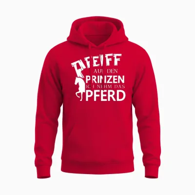 Horse Quote Unisex Hoodie - Red