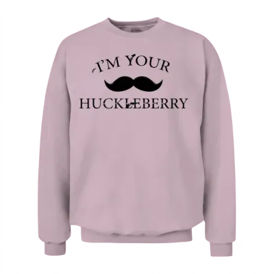 I'm Your Huckleberry Unisex Sweatshirt - Light Pink