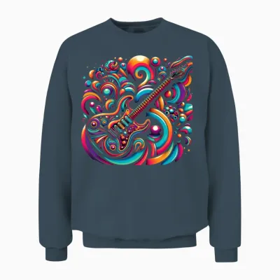 Retro Rhapsody Unisex Sweatshirt - Dark Heather