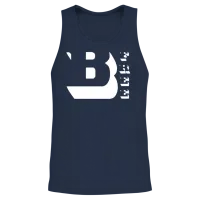B Free - Be Free Unisex Tank Top - Navy – 2