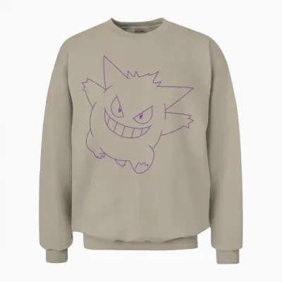 Pokémon Gengar Big Face Unisex Sweatshirt - Sand