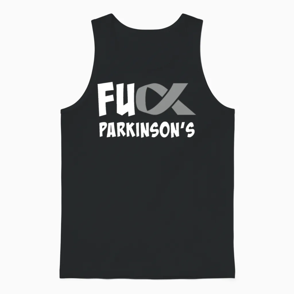 Parkinson's Disease Awareness Month Unisex Tank Top in Black