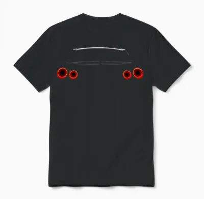 Gtr Tail Light Unisex T-Shirt - Black