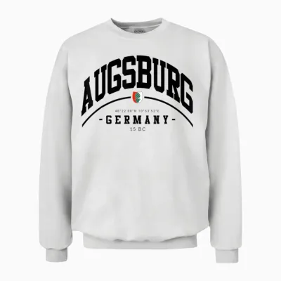 Augsburg Reise Nach Augsburg Heimat Deutschland Augsburg Unisex Sweatshirt - White