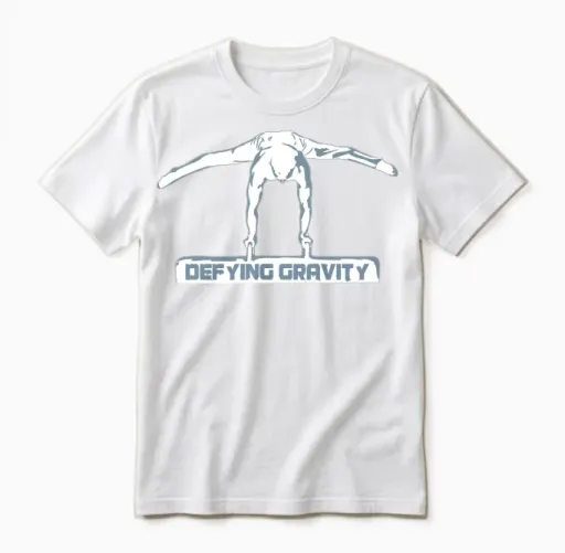 Gymnastics Pommel Horse, Gymnast, Men's Gymnastics Unisex T-Shirt in White