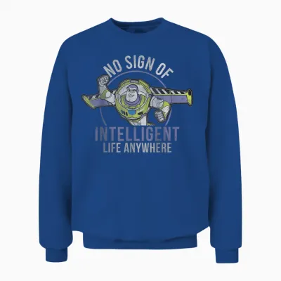 Disney Pixar Toy Story Buzz Lightyear Intelligent Life Unisex Sweatshirt - Royal