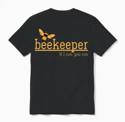 Funny Beekeeping Beekeeper Unisex T-Shirt - Black
