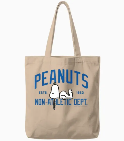 Peanuts - Snoopy Non- Athletic Dept. Tote Bags - Natural
