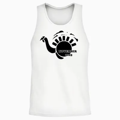 November 2025 Turkey Unisex Tank Top - White