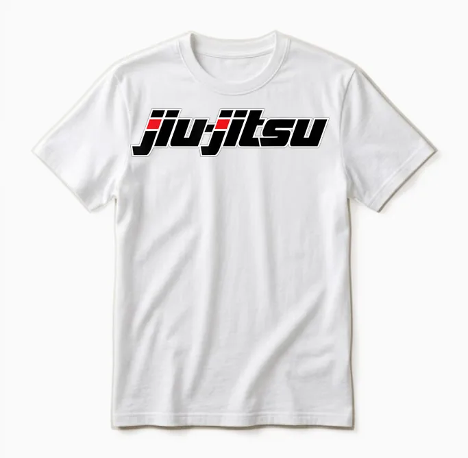 Jiu Jitsu Brazilian Jiu Jitsu T-Shirt T-Shirt, Black Unisex T-Shirt in White
