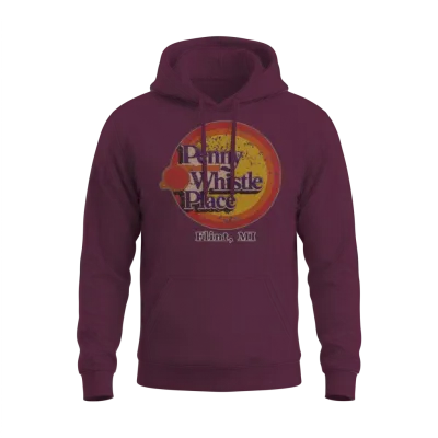 Penny Whistle Place Unisex Hoodie - Maroon