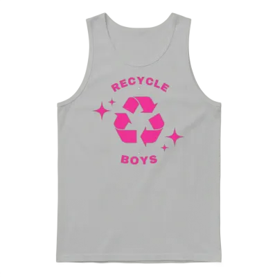 Recycle Boys Y2k Aesthetic Unisex Tank Top - Ash