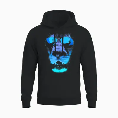 Hungry Lion Unisex Hoodie - Black