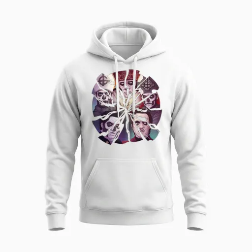 If You Have Ghosts Halloween Gift Unisex Hoodie in White