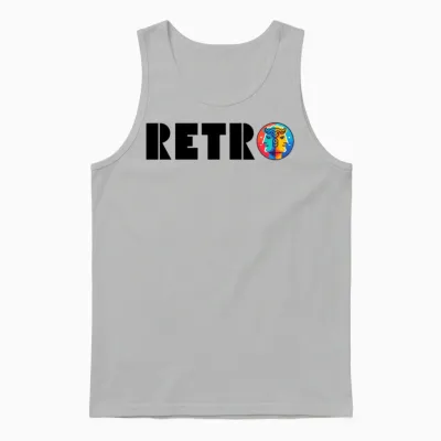 Retro Janus Unisex Tank Top - Ash
