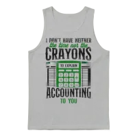 Accountant Bookkeeper Accounting Unisex Tank Top - Ash – 1