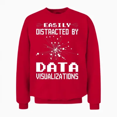 Machine Learning and Ai Mastery Design Unisex Sweatshirt - Red