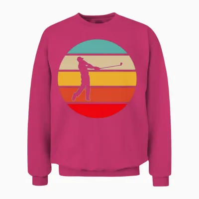 Golf Retro Unisex Sweatshirt - Heliconia