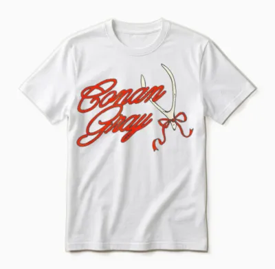 Offizielle Conan Gray Wishbone Bow Unisex T-Shirt - White